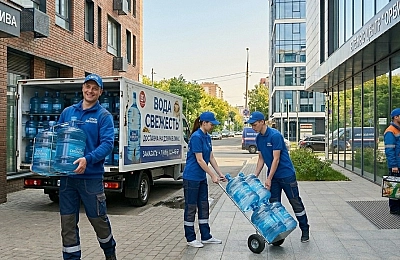 10 лучших служб доставки воды в Москве